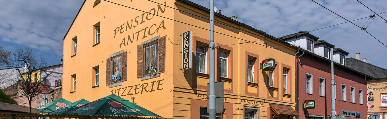 Pension & Pizzeria Antica v centru města, Prokopova, Plzeň