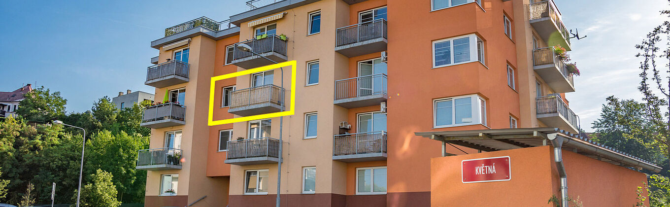 Byt 2+kk+ balkon a parkovací stání, Květná ul., Plzeň - Doudlevce