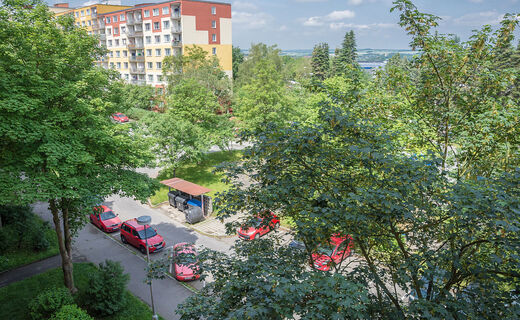 Fotografie nemovitosti - Prodej panel.bytu 2+1+balkon, 4.patro, plocha 68 m2, Plzeň - Skvrňany