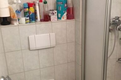 Koupelna a WC - apartmán Bavorská Ruda