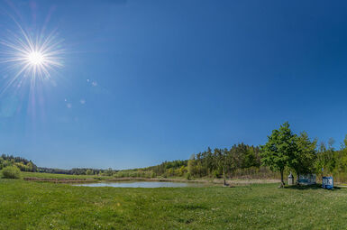 Přední rybník - panoramatická fotka