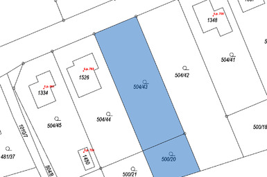 katastrální mapa pozemku