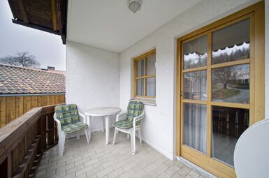 Apartman Bavorská Ruda, lodžie s výhledem