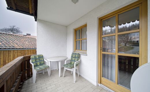 Apartman Bavorská Ruda, lodžie s výhledem